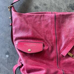 Marc Jacobs Red Leather Shoulder Bag